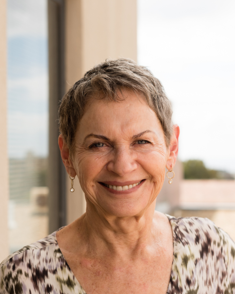 woman smiling